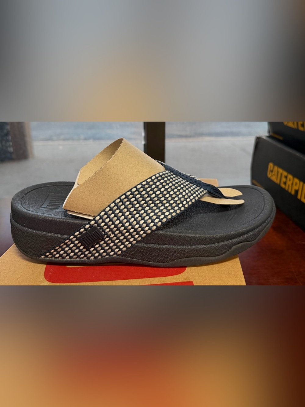 Surfa Toe Posts - Navy/Grey Size: 7
